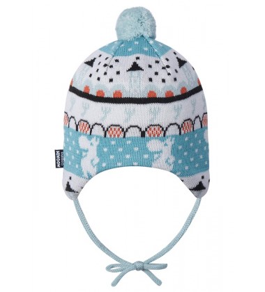 Reima pavasario / rudens kepurė Moomin Yngst. Spalva šviesiai mėlyna su printu